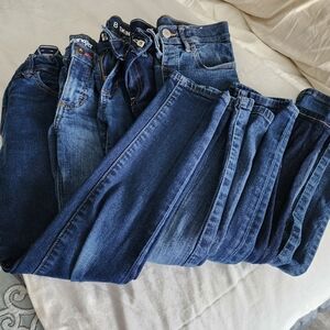 Set Of 5 Gap , Wrangler, H&M Blue Jeans